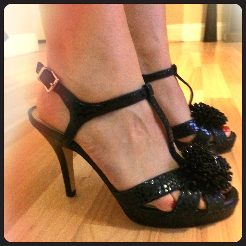 Glamorous beaded Antonio Melani heels